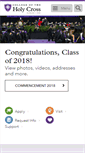 Mobile Screenshot of holycross.edu