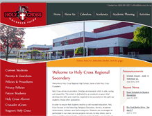 Tablet Screenshot of holycross.bc.ca