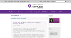 Desktop Screenshot of blramo12.me.holycross.edu